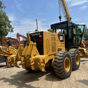 รถเกรดเดอร์ CAT 140K มือสอง เครื่องยนต์คัมมินส์ สีเหลือง อุปกรณ์ก่อสร้างสำหรับงานหนัก - Product Image 2