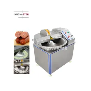 commercial automatic stainless steel 40L 80L 125L mixer meat vegetable salad cutter bowl