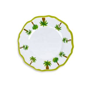 Piring Makan Melamin Grosir Bestwares, Pinggiran Motif Bambu, Pola Dekal Sukulen, Peralatan Rumah Tangga, Laris Manis, Piring Makan Malam & Dessert - Product Image 2