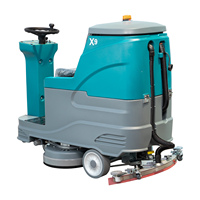 Machine de nettoyage de sols à usage intensif GIYO X9, machine de lavage de sols commerciale