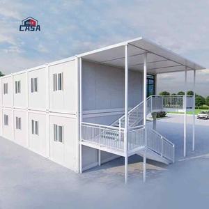 20 फीट प्रीफैब्रिकेटेड घर मॉड्यूलर घर छोटे घर भंडारण फ्लैट पैक कंटेनर लिविंग यूनिट होटल की दुकान - Product Image 4