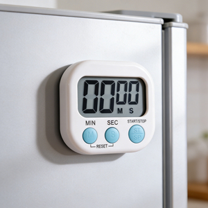 นาฬิกา<span class=keywords><strong>จับเวลา</strong></span>แบบดิจิตอล พกพาได้ หน้าจอ LCD พลาสติก แม่เหล็ก ตั้งเวลา<span class=keywords><strong>ถอยหลัง</strong></span> นาฬิกา<span class=keywords><strong>จับเวลา</strong></span>อิเล็กทรอนิกส์ สำหรับทำอาหาร นักเรียน พร้อมเสียงเตือนดัง จัดการเวลาได้ - Product Image 5