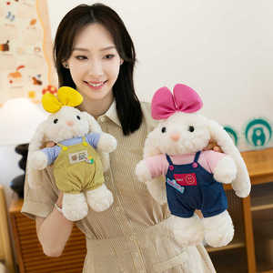 Peluche de Conejo de <span class=keywords><strong>la</strong></span> <span class=keywords><strong>Serie</strong></span> Cute Rabbit de 28 cm, Personalizado al por Mayor, Regalo de Cumpleaños Perfecto para Familiares y Amigos - Product Image 3