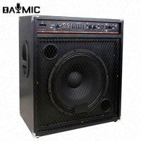 Haut-parleurs actifs professionnels de 15 pouces et 18 pouces, 250 W, 4 ohms, enceinte de basses pour DJ, scène, performance de guitare