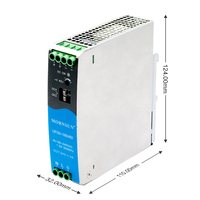 Mornsun 120W Din Rail Alimentation sans interruption AC DC Système de surveillance central Chargeur de batterie Alimentation à découpage 12V