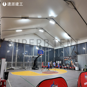 Superbe Tente de Toit pour Terrain de Basketball 2000-3000 mm, Imperméable, Double Couche PVC, Quatre Saisons, Type Extensible Personnalisé - Product Image 2