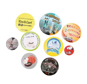 32Mm 38Mm 44Mm 50Mm 58Mm 69Mm 75Mm Hình Dạng Tùy Chỉnh DIY Anime Phù Hiệu Nhựa Kim Loại An Toàn Pin Huy Hiệu