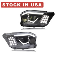 Faros LED para Toyota Probox 2012-2014, Conjunto de Faros Delanteros, Actualización de Luces LED para Probox 2012, Lámpara de Señalización, Luz de Giro, DRL