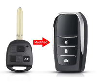 Clé de voiture pliable modifiée à 2/3 boutons pour Lexus RX330 RX350, pour Toyota Camry Land Cruiser 120 Prado Avensis Kluger Tarago RAV4