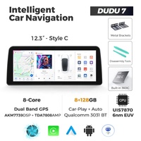 MEKEDE DUDU7 Autoradio 2K Écran Lecteur Android avec Ventilateur de Refroidissement BT GPS DSP Wifi FM pour Véhicules Universels BENZ BMW Ford Toyota
