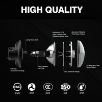 Farol Fari Led 5.75 7x6 cee vélo Hazhard interrupteur Drl 7 pouces Led projecteur phares pour Jeep vélo 2020 Royall Enfield