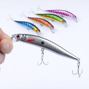 9,7 cm/8,6G Pesca Jerk Minnow Señuelos de Pesca Fundición larga Flotante Minnow Lure Jerk Baits con anzuelo triple - Product Image 4