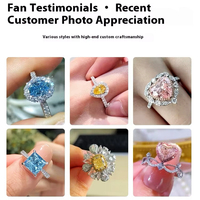 Bijoux de diamants colorés certifiés IGI cultivés en laboratoire avec des couleurs claires fantaisie bleu rose vert jaune-Diamants en vrac personnalisables