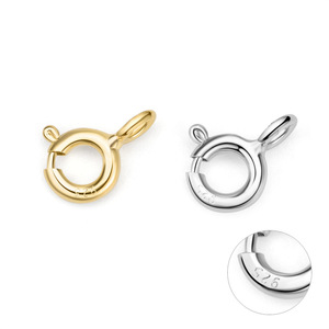 S925 Sterling <span class=keywords><strong>Silver</strong></span> Mở Mùa Xuân Móc Cài Vòng Móc Mở Nhẫn Cho Vòng Cổ Vòng Tay Làm Trang Sức - Product Image 5