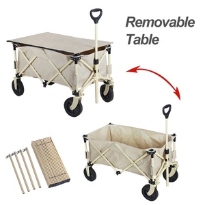 Carrito Plegable YILU para Camping y Playa, Carrito Plegable con Mesa de Aluminio Tipo Rollo de Huevo - Product Image 3