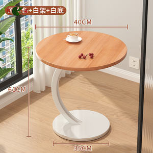 La mesita de noche Es minimalista, moderna, pequeña, extremadamente estrecha <span class=keywords><strong>y</strong></span> creativa para uso doméstico. Tiene un estante muy estrecho. - Product Image 3