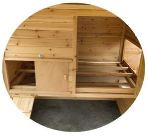 Pollaio in Legno Impermeabile di Lusso Extra Large per Esterni, Casa per Quaglie e Polli, Gabbia per Animali da Cortile - Product Image 6