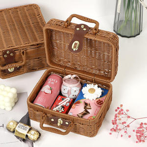 New Design Iron Frame Rattan Woven <strong>Storage</strong> Bin <strong>Home</strong> <strong>Storage</strong> <strong>Organization</strong> for Cabinet Drawers Sundries <strong>Storage</strong> - Product Image 3