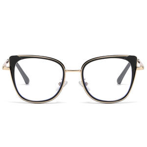 Monture optique œil de chat Hl 991019 pour femmes, monture intégrale, protection anti-lumière bleue avec verres PC - Product Image 2
