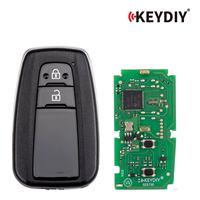KEYDIY KD TB36-2 pour Toyota pour Lexus Clé Intelligente Universelle à Distance 2 Boutons avec Transpondeur 8A 5 pièces/lot