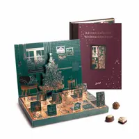 Custom Kartonnen Pop Up Advent Kalender Verpakking Doos Kerst Chocolade Wax Melt Clamshell Advent Kalender