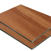 Panneaux composites en aluminium ACP/ACM, 2 mm, 3 mm, 4 mm, couleur bois, personnalisation acceptée