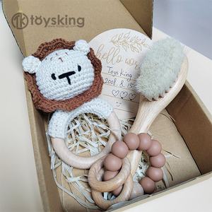 Creativo 100% cotone fatto a mano giocattoli per bambini <span class=keywords><strong>leone</strong></span> Crochet Amigurumi regali per neonati - Product Image 3
