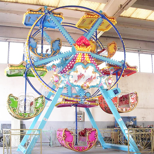 Manège de fête foraine classique européen vintage, mini-grande roue de 6 m, équipement d'amusement pour centre commercial - Product Image 4