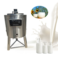 Mini-pasteurisateur laitier en acier inoxydable, petite échelle, pour lait, œufs, miel, jus de fruits, certifié CE, en promotion