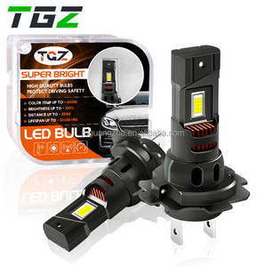 Tgz Phụ Kiện Xe Hơi thay thế ống đồng & quạt tản nhiệt dẫn Bóng đèn H7 LED tự động chuyển đổi Đèn pha độ sáng chiếu sáng - Product Image 1