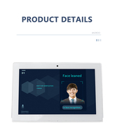 Grosir Tablet LED, 8/10.1/14/15.6 inci POE NFC swalayan POS Android Tablet PC Desktop Menu Digital tipe-l Tablet vertikal
