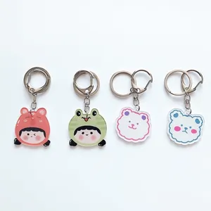 Customized Sparkling Cute And Charming Transparent Anime Acrylic Keychain