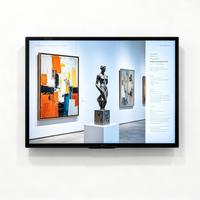 Écran LCD mural 4K de 55 pouces pour affichage numérique, signalisation publicitaire et affichage de bienvenue pour ascenseurs et points de vente