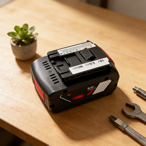 Batterie lithium-ion rechargeable XMX 18V 5.0Ah 18650 de remplacement pour perceuses et visseuses à chocs <span class=keywords><strong>sans</strong></span> <span class=keywords><strong>fil</strong></span> BAT609, 500 cycles - Product Image 3