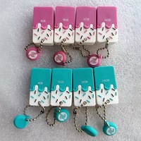 Regalo Promocional Personalizado al por Mayor, Mini Memoria USB de PVC y Goma, Unidad Flash USB 2.0 Nueva de 8GB 16GB con su Diseño, Pendrive