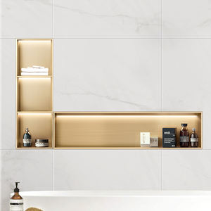 <span class=keywords><strong>Nicho</strong></span> de <span class=keywords><strong>ducha</strong></span> de baño personalizado con luz LED <span class=keywords><strong>nicho</strong></span> de <span class=keywords><strong>ducha</strong></span> Estante empotrado de baño <span class=keywords><strong>Nicho</strong></span> de pared de <span class=keywords><strong>ducha</strong></span> de acero inoxidable - Product Image 1