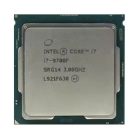 Processeur I7-9700F d'occasion, 8 cœurs, 8 threads, Base Turbo, LGA 1151, 12 Mo de cache, 14 nm, 65 W TDP, pour utilisation sur ordinateur de bureau
