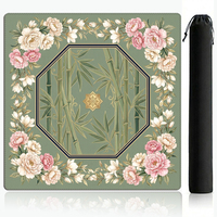Tapis de Mahjong Américain 32,5 Pouces en Néoprène, Tapis de Mahjong de Haute Qualité, Impression Personnalisée, Direct Usine