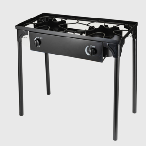 燃烧器便携式丙烷烧烤烤架户外燃气灶野营炉双燃烧器 - Product Image 1