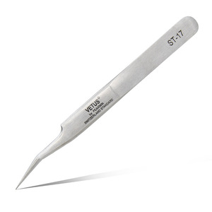 Vetus Tweezers ST-17 Stainless Steel Pointed <b>Precision</b> <b>Tool</b> For Electronics Repair - Product Image 1