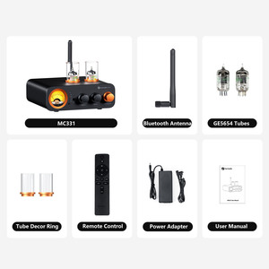 Amplificador de Audio <span class=keywords><strong>Fosi</strong></span> Audio MC331 Bt 2.0 Canales Estéreo con DAC Integrado, Mini Amplificador de Potencia de Escritorio Todo en Uno para el Hogar - Product Image 6