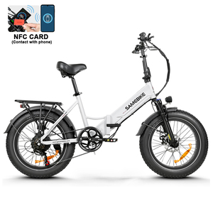 Aluminum Alloy 7 Speed Thumb Throttle Electric Mountain <b>Bike</b> Folding Integrated 48V Lithium Battery Rear Hub One Year Warranty - Product Image 2