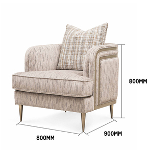 Poltrona Moderna in Stile Classico Italiano, Sedia in Legno Massello per <span class=keywords><strong>Soggiorno</strong></span>, Poltrona da Chiesa con Braccioli - Product Image 3