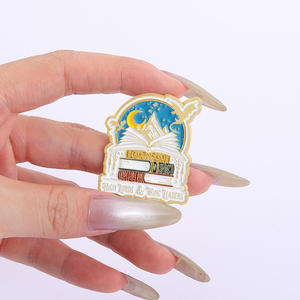 Exquisitos Accesorios de Vestir Versátiles en Libros de Conocimiento, Collares, Broches, <span class=keywords><strong>Pasatiempos</strong></span> de Lectura, Insignias Metálicas y Pines - Product Image 5