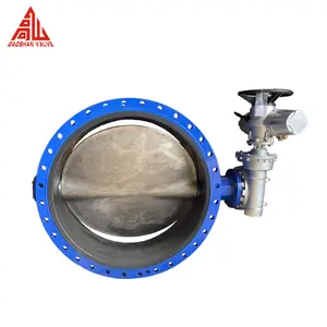 DN1200 48 Inch Butterfly Valve Q Series Ductile Cast Iron Electric Center Line Butterfly Valve