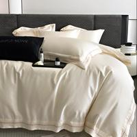 Ensemble de literie de luxe personnalisé pour toutes les saisons pour armoire de physiothérapie - 100% coton, couvre-lit moelleux et confortable, ensemble de quatre pièces