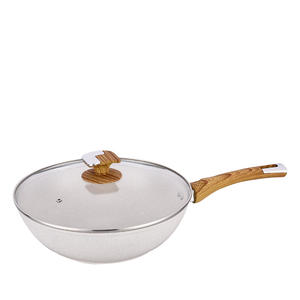 Juego de utensilios de cocina antiadherentes de aleación de aluminio ecológico de 6 tamaños para freír huevos y freír sartén restaurante esencial - Product Image 3