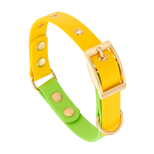 Resistente a la masticación de vinilo impermeable ajustable de PVC Collar para mascotas Correa Color personalizado Accesorios para perros Collares Para Mascotas Perros Gato - Product Image 4