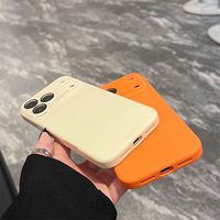 Coque de protection liquide tout-en-un pour iPhone 17 Pro Max, 16 et 15, avec grande fenêtre, respectueuse de la peau, à changement rapide