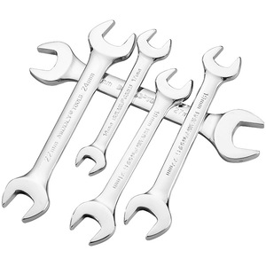 Double End Open Wrench 22mm CrV Steel Chrome Plated Industrial Grade Metric Hex Jaw Smooth Surface - Product Image 5